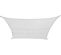 Tenda Vela Ombreggiante Quadrata 5x5m in Poliestere Bauer Bianco