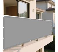 Tenda Vela Parasole 110 x 160 cm Protezione Dai Raggi UV Vele Ombreggianti Robusto e Stabile per Esterno, Giardino, Terrazzo, Balcone, Patio, Grigio Chiaro
