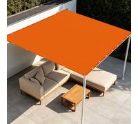 Tenda Vela Parasole 3 x 3 m Protezione Raggi UV Tendalino Parasole Idrorepellente e Antivento per Esterno, Giardino, Terrazza, Balcone, Piscina, Patio, Arancione
