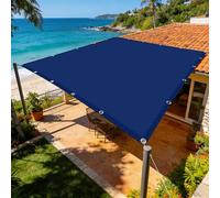 Tenda Vela Parasole 3 x 3 m Resistente Ai Raggi UV Tenda da Sole per Esterno Traspirante per Esterno Giardino Terrazza Colore, Blu Scuro