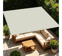 Tenda Vela Parasole 5.5 x 9 m Protezione Raggi UV Vela Parasole Occhielli e Corda per Esterno, Giardino, Terrazza, Balcone, Piscina, Patio, bianco