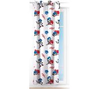 Tenda Velata Sonic Prime 140x280 cm tendina semitrasparente bambini con anelli design ufficiale Sega con Sonic in azione 100% Poliestere