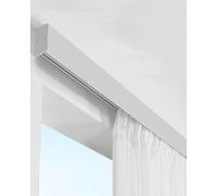 Tenda veneziana con mantovana per migliorare l'estetica delle finestre e la divisione della stanza, elegante decorazione per la casa per soggiorno, camera da letto, cucina, design elegante in tessuto
