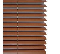Tenda veneziana in alluminio venature del legno Protezione per finestre e porte Home Office,privacy,abbagliamento,luce e sole Tenda Parasole Termico Veneziana in Metallo (W110cm×H110cm,Reddish brown)