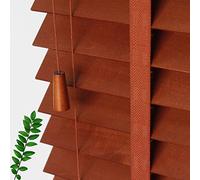 Tenda veneziana in legno, isolamento termico, trattamento per finestre in legno massello, design elegante e durevole per uso interno