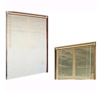 DecHome Tende Veneziane Ventana in PVC 80x160 cm colore Crema DEC425436