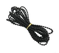 Tenda veneziana verticale con catena di perline per un controllo preciso della luce e della privacy nelle stanze (colore nero)