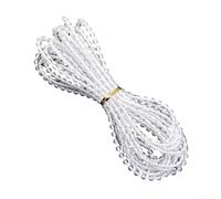 Tenda veneziana verticale con robusta catena di perline per un controllo affidabile e una regolazione senza soluzione di continuità dei rivestimenti delle finestre (trasparente)