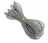 Tenda veneziana verticale con robusta catena di perline per un controllo affidabile e una regolazione senza soluzione di continuità dei rivestimenti delle finestre (grigio)