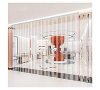 Tenda verticale in PVC resistente e impermeabile per porte di garage e stoccaggio, divisorio resistente alle intemperie, 195 x 280 cm, tenda privacy per terrazze e ingressi, facile installazione Prote