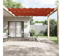 Tenda Verticale Terracotta 60x1000 cm, schermo da balcone in tessuto Oxford resistente all'acqua e ai raggi UV, contro il vento e la privacy per balcone, giardino o interni,