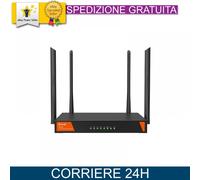 Tenda W15E router wireless Gigabit Ethernet Dual-band (2.4 GHz/5 GHz) Nero ( W15E )