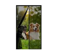 Tenda Zanzariera 60 x 160 cm Anti Zanzare E, Chiusura Automatica, Installazione Senza Fori, Magneti Potenti, Nastro a Strappo, Zanzariera con Magneti per Porte Finestre, Nero