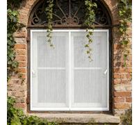 Tenda Zanzariera Finestra 295 x 183 cm Tenda a Mosca Magnetica Adsorbimento Magnetico Antistrappo Zanzariera Porta Magnetica Facile da Installare Senza Fori, per Finestre, Bianco