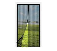 Tenda Zanzariera Magnetica 106 x 256 cm Facile da Installare Non È Necessario Praticare Fori Insect Door Screen Finestra per Legno, Ferro, Porte in Alluminio, Nero