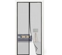 Tenda zanzariera magnetica 150x240cm bianca balcone chiusura automatica