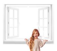 Tenda Zanzariera Magnetica Finestra,100x130cm Porta Tenda Zanzariera Finestra,Chiusura Automatica Adsorbimento Magnetico,per Porte da Balcone Cantine Terrazze Bianco