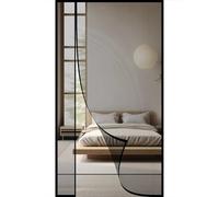 Tenda Zanzariera Magnetica per Porta 205x245cm Zanzariera Porta Tenda con Magneti Anti Zanzare Adesivo magico autoadesivo Facile da Montare Senza Foratura Nero