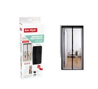 Tenda Zanzariera Magnetica Per Porta Finestra Con Adesivo, Zanzariera Anti Insetti, Facile da Installare (130x220cm, Nero)