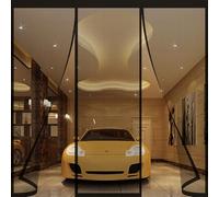 Tenda Zanzariera Magnetica Porta,55x70cm Zanzariera Porta Finestra Magnetica,Chiuso Automaticamente Pieghevole Rete,Corridoi Porte Patio Nero