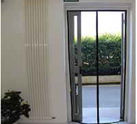 Tenda Zanzariera Magnetica Standard, colore Marrone 140x240 Euronovità EN-228113