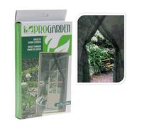 Tenda Zanzariera Progarden Porte 2 Pezzi Fibra di Vetro Nero [2 x 75 x 220 cm