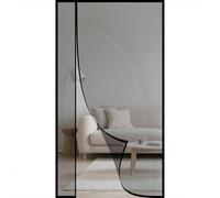 Tenda Zanzariere Magnetiche 265x205cm Zanzariera Porta Tenda Zanzariera con Calamita per Balcone Adesivo magico autoadesivo Installazione Facile Anti Insetti Nero
