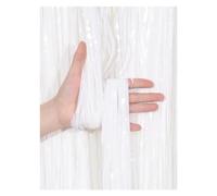 Tendaggi decorativi con frange, Tende in lamé argentate con frange, decorazione for porta e pioggia, sfondo fotografico for matrimonio e festa di compleanno(8)
