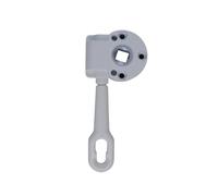 TENDAGGIMANIA Argano per Tende da Sole a Caduta Arganello Grigio Rapporto 7:1 (con 7 Giri srotoli 1 Metro di Tessuto)- per Tende a Caduta e con Movimento Manuale Tramite Asta di Manovra