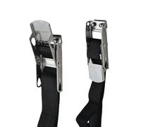 TENDAGGIMANIA Cinghia A Cricchetto A Sgancio Rapido - Chiusura Teloni Per Camion E Furgoni, Cinghia Di Fissaggio Tenditelo Per Teli Laterali Gazebo E Pergole (Confezione da 2)