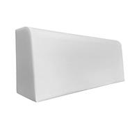 TENDAGGIMANIA Cuscino Schienale Divano Letto a Ponte Gommapiuma per Divani- Misura 200 CMx40x25CM - Imbottitura Spalliera Divano in Gommapiuma Alta densità Bianco