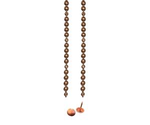 TENDAGGIMANIA Liste e Bullette per Tappezzeria a Testa bombata - per Divani, sedie e poltrone - Colore: Rame