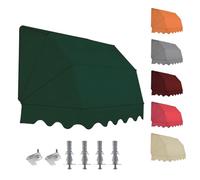TENDAGGIMANIA Tenda da Sole per Esterno Cappottina da Esterno 4 Raggi - Misure: L.200 X S.120 CM - Tende da Sole TEMPOTEST SU MISURA con kit di montaggio - Anche tende da sole motorizzate