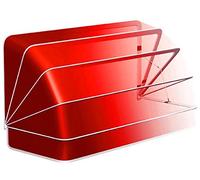 TENDAGGIMANIA Tenda da Sole per Esterno Cappottina da esterno 5 Raggi con kit di montaggio- Misure: L.300 X S.140 CM - Tende da sole TEMPOTEST SU MISURA anche motorizzate