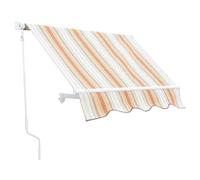TENDAGGIMANIA Tende da sole per balconi Tempotest L.400 cm x H. 230 cm-Tenda da Sole a Caduta Verticale con Bracci Kit Montaggio e Asta di Manovra - Tenda da Sole a rullo per Esterno