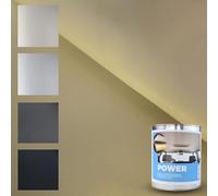 TENDAGGIMANIA Tessuto Cielo Auto Kit + Colla Power Alte Temperature - Modello Vellutino Colore Beige 185 - Misure L.2,5 MT X H.1,5 MT Ripara Tetto Auto Scollato