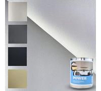 TENDAGGIMANIA Tessuto Cielo Auto Kit + Colla Power Alte Temperature - Modello Vellutino Colore Grigio 184 - Misure L.2 MT X H.1,5 MT Ripara Tetto Auto Scollato