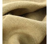 TENDAGGIMANIA Tessuto Juta Al Metro, 100 CM X 140 CM Naturale Fai da Te | Resistente, Per Bricolage Decorazioni Pacchi Regalo Bomboniere, Copri Albero di Natale, Non si Sfilaccia, Fibra Naturale