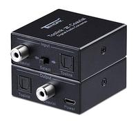 Tendak, convertitore splitter digitale da Toslink S/PDIF ottico a coassiale e da coassiale a Toslink S/PDIF ottico, convertitore splitter audio bidirezionale