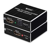 Tendak Splitter audio HDMI 4K - Estrattore HDMI a SPDIF TOSLINK ottico e stereo 3,5 mm - Adattatore per lettore Blu-ray DVD PS4 Xbox One PC Sky Box