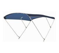 TENDALINO 3 ARCHI BLU CM 150/160 H 115 ALLUMINIO CAPOTTINA BARCA NAUTICA