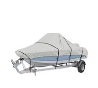 Tendalino Barca Copertura for barca, protezione esterna for yacht, impermeabile, resistente, argento riflettente, tessuto Oxford 300D, anti-sfondamento, durevole, antistrappo Telo Copri Barca(11-13FT)