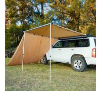Tendalino Camper, Tenda per Auto (retrattile) con Estensione Laterale, Tendalino Estraibile in PU3000mm, Protezione UV50+ per SUV, Camper, Camion, Furgone, Auto, Ecc(200x200cm/6.6x6.6ft)