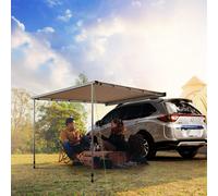 Tendalino da Tetto Auto Laterale e Impermeabile con Altezza Regolabile, 2.5x1.6m, Cachi