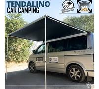 Tendalino Laterale Estraibile per Auto, Impermeabile Anti UV Regolabile 2,5x2mt