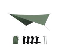 Tendalino Parasole da Esterno, Tenda da Sole A Vela Oxford 210D, Protezione Solare Tenda Vela Ombreggiante, per Balcone Giardino(Green)