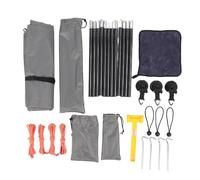 Tendalino per Auto Impermeabile Protezione UV50+ Tendalino SUV Portatile per Camion da Campeggio Avventura all'Aria Aperta Poliestere 210D Rivestimento Argento 120 x 68 x 75 (Grigio)