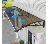 Tendalino Per Finestra Invisibile, Garden Pensilina Da Esterno, Parapioggia Tettoia Tenda Da Veranda Per Esterno, Tettoia Per Porta D'ingresso(80x150cm/31x59in)
