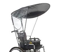 Tendalino per ombrellone semichiuso per Sedia a rotelle elettrica, parapioggia per Parasole, Supporto per ombrellone per Sedia a rotelle per la Maggior Parte delle sedie a rotelle, Protezione Resist
