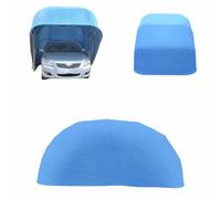 Tendalino pieghevole e retrattile per auto, tettoia per auto in acciaio inox con serratura a combinazione in metallo, garage portatile, per parcheggio auto e camion(Blue,6x2.7x2.5m)